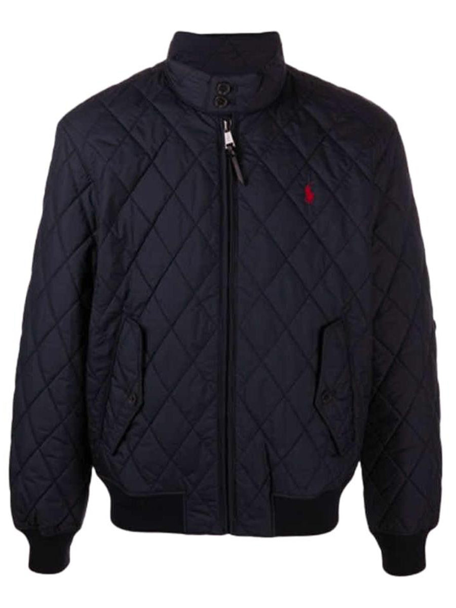 RL Men L/S Bomber Diamond Check Jacket AT-SB-710936464