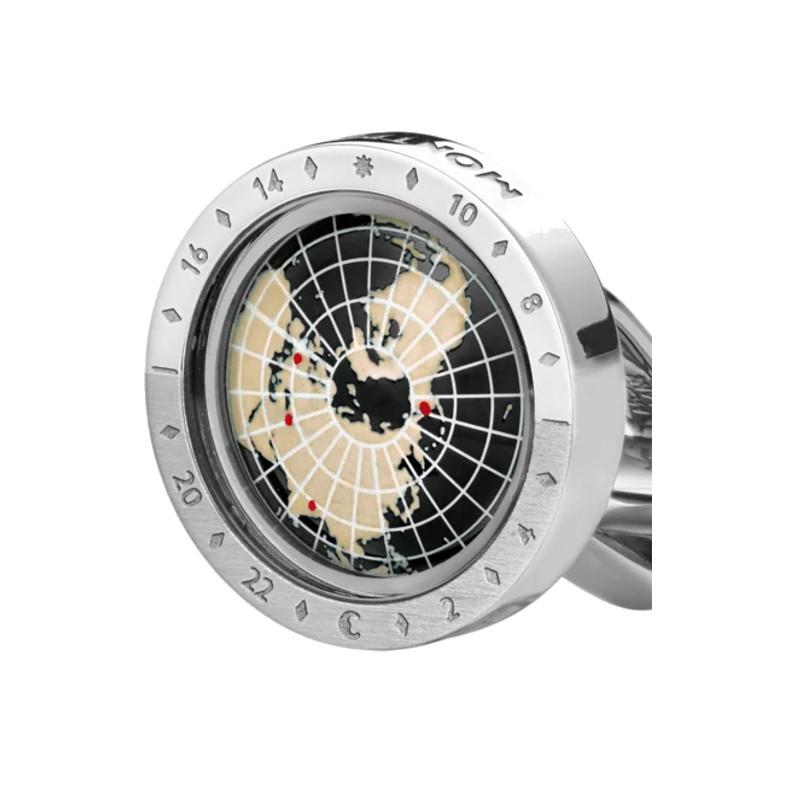 Montblanc 1858 Geosphere Cufflinks Black MB126164