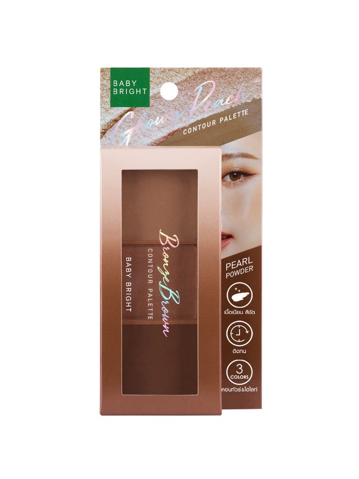 Baby Bright Bronze Brown Contour Palette 4g*3 (Thai)