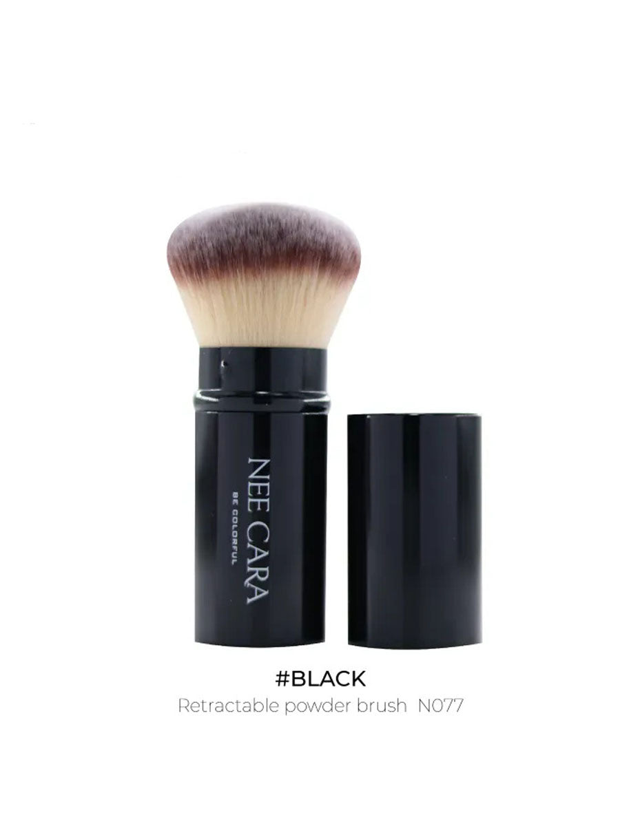 Nee Cara Retractable Powder Brush Black (Thai)