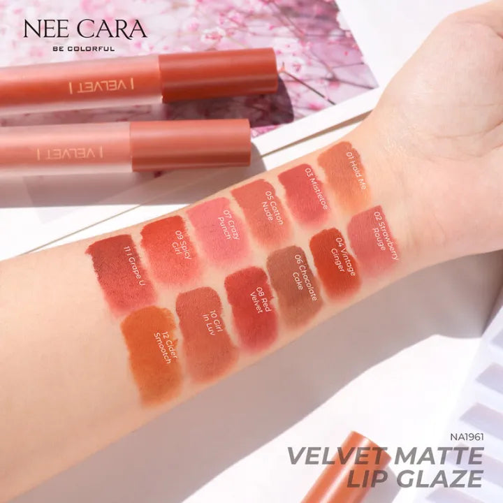Nee Cara Velvet Lip Gloss 4G 10 (Thai)
