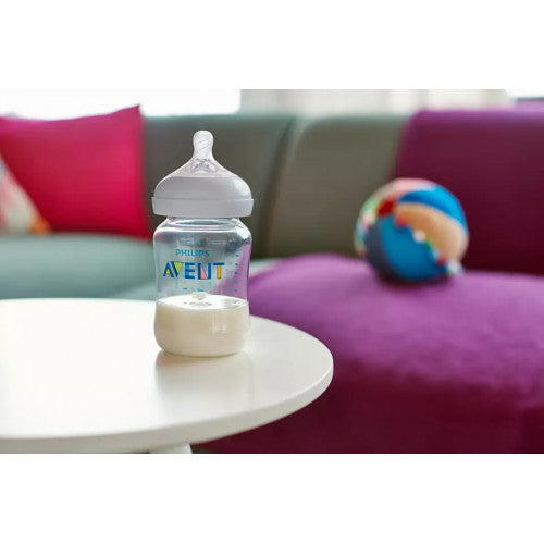 AP Baby Natural 4OZ 125ml Single Pack Feeding Bottle For 0m+ SCF472/17 ID 2274
