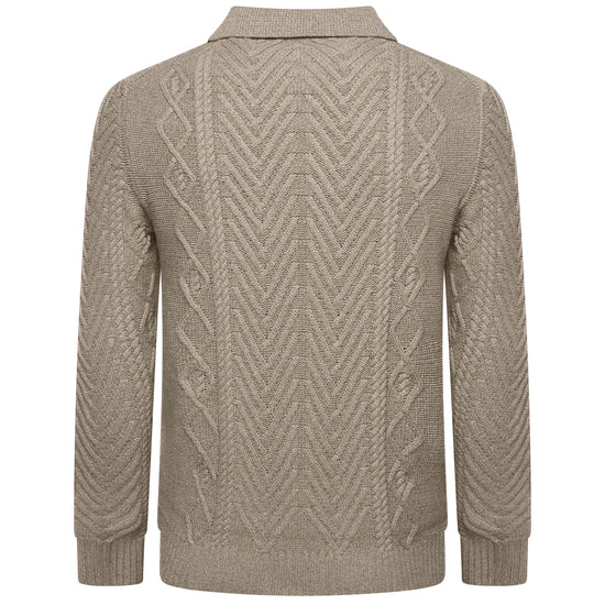 Crew Clothing Men L/S Button Neck TMXC058