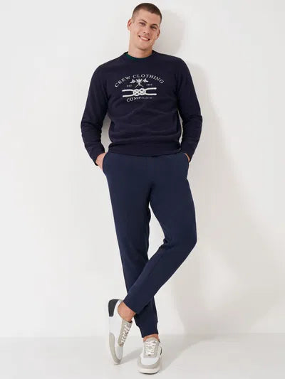 Crew Clothing Men L/S R-N Fleece Printed Sweat Shirt MVD021