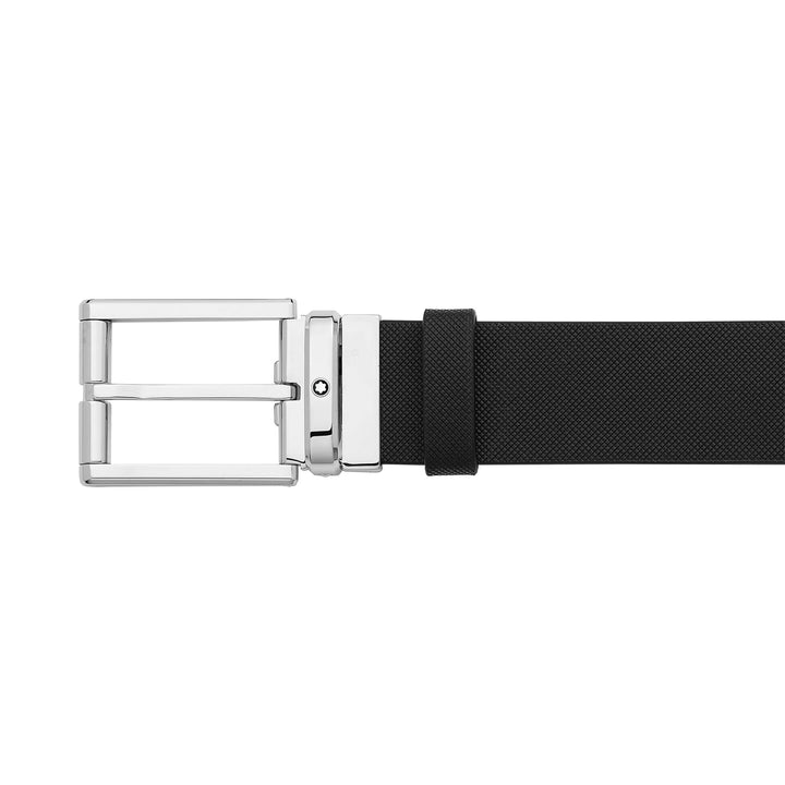 Montblanc Black 35 mm Leather Belt MB126028