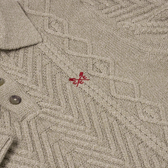 Crew Clothing Men L/S Button Neck TMXC058