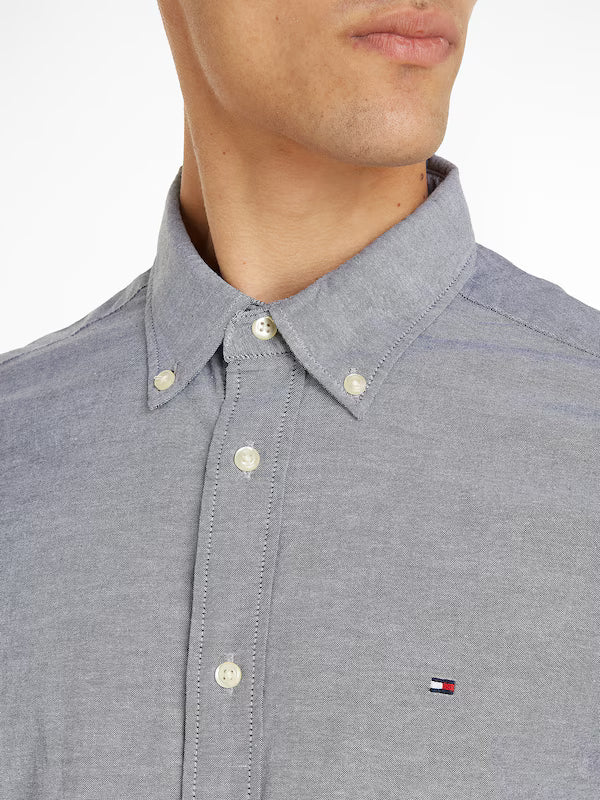 TH Men L/S Button Down Casual Plain Shirt MT-78J8433