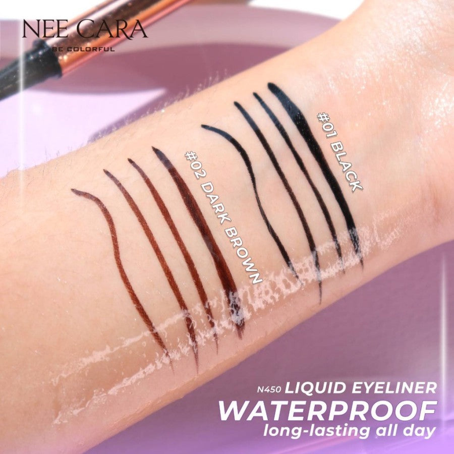 Nee Cara Liquid Eyeliner 0.8g 02 Dark Brown (Thai)