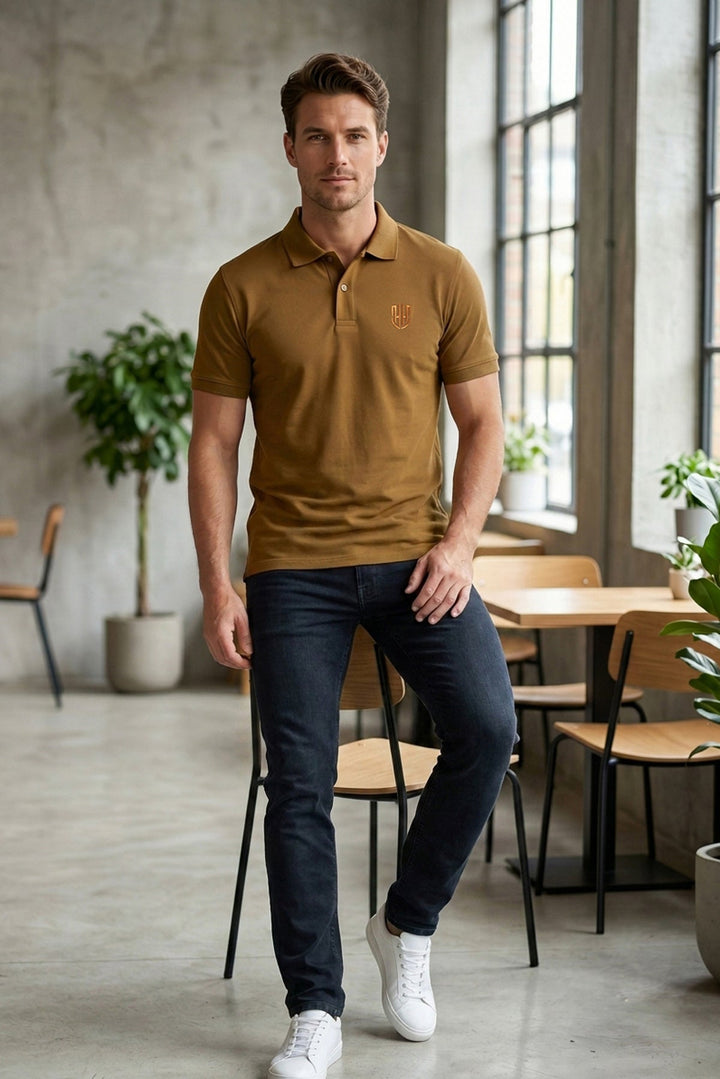 Smart Casual Pique Lycra Polo Shirt – 0002