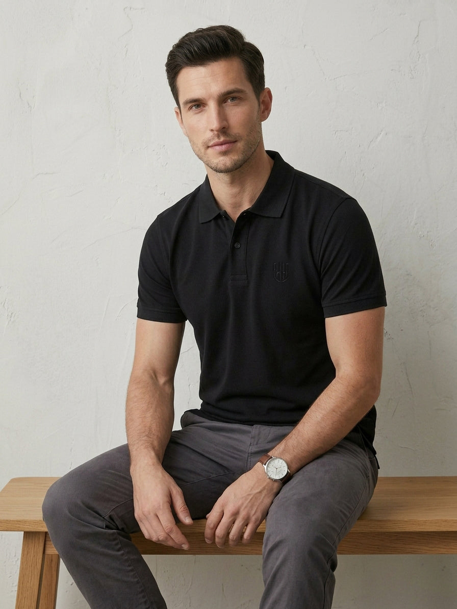 Smart Casual Pique Lycra Polo Shirt – 0002