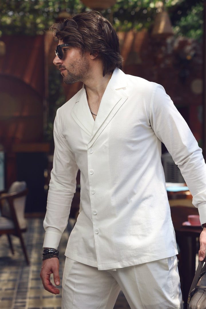 Cotton-Linen Co-Ord Set