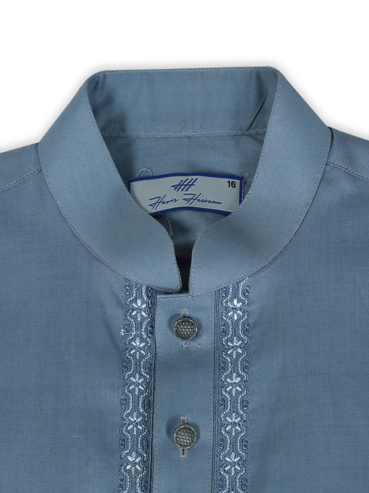HH Boys Kurta Trouser EMB #HH-KT-001 (S-24)