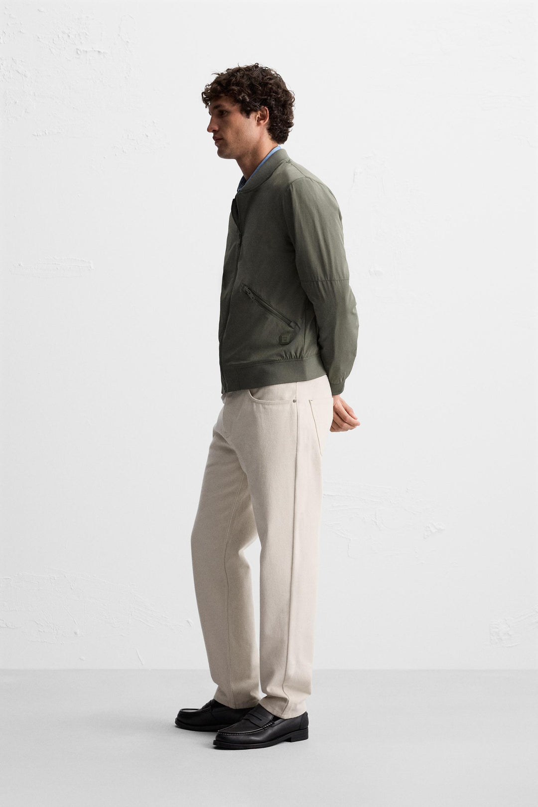 Zara Man L/S Parachute Jacket 3918/328/506