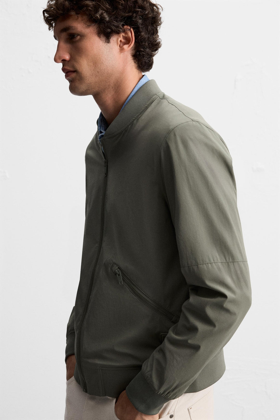 Zara Man L/S Parachute Jacket 3918/328/506