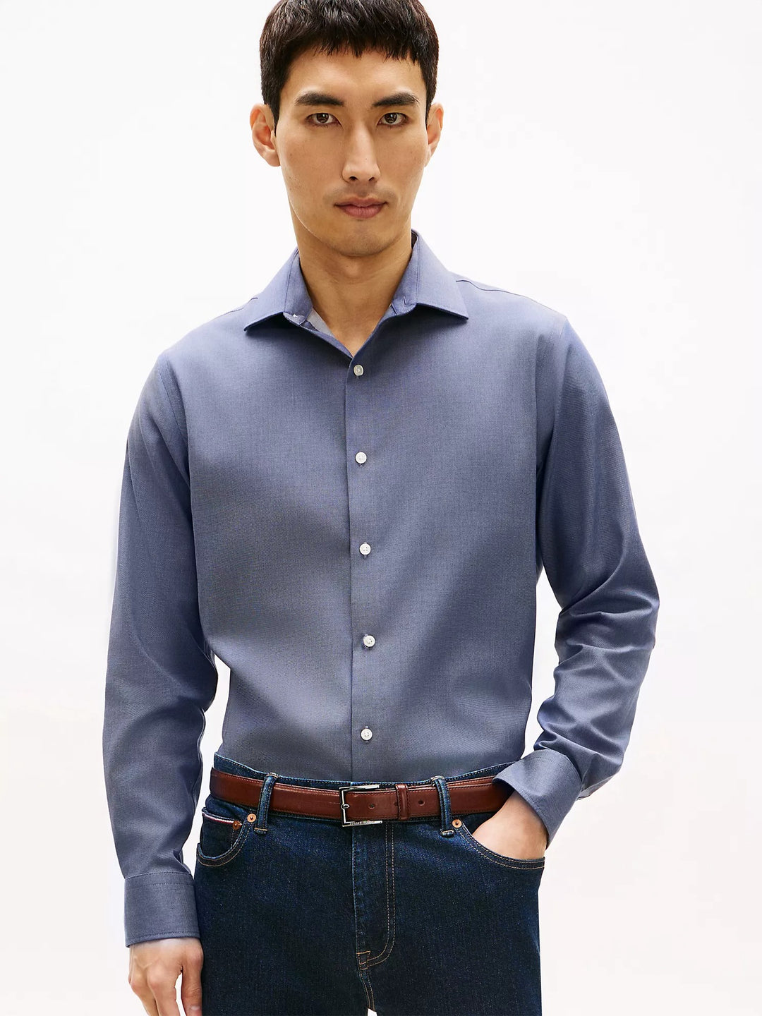 TH Men L/S Formal Shirt 01T0533-CRB