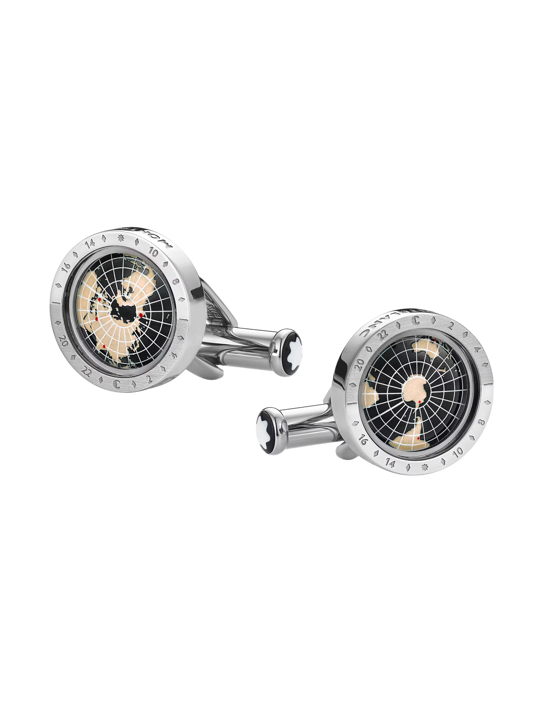 Montblanc 1858 Geosphere Cufflinks Black MB126164