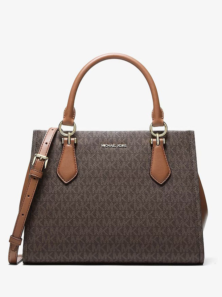 MK Ladies MD Sactchel Marilyn 35F5G6AS2B Brown Sig
