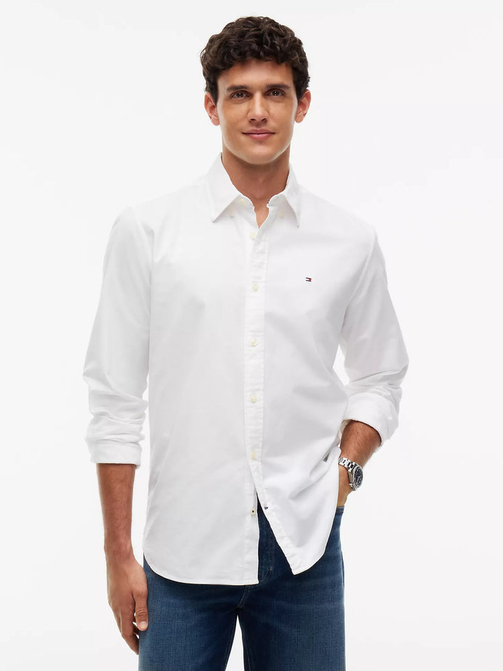 TH Men L/S RF Button Down Plain Shirt AT-SB-78J8440