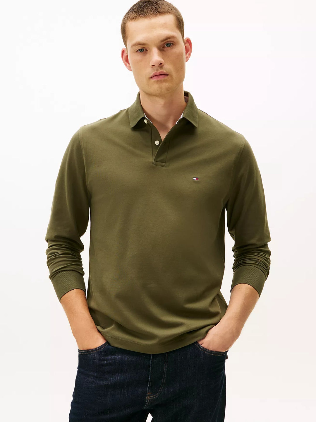TH Men L/S Polo MT-78JB279