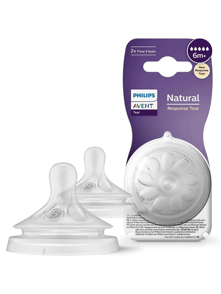 AP Baby Natural Teat 2Pk 6m+ SCY965/02
