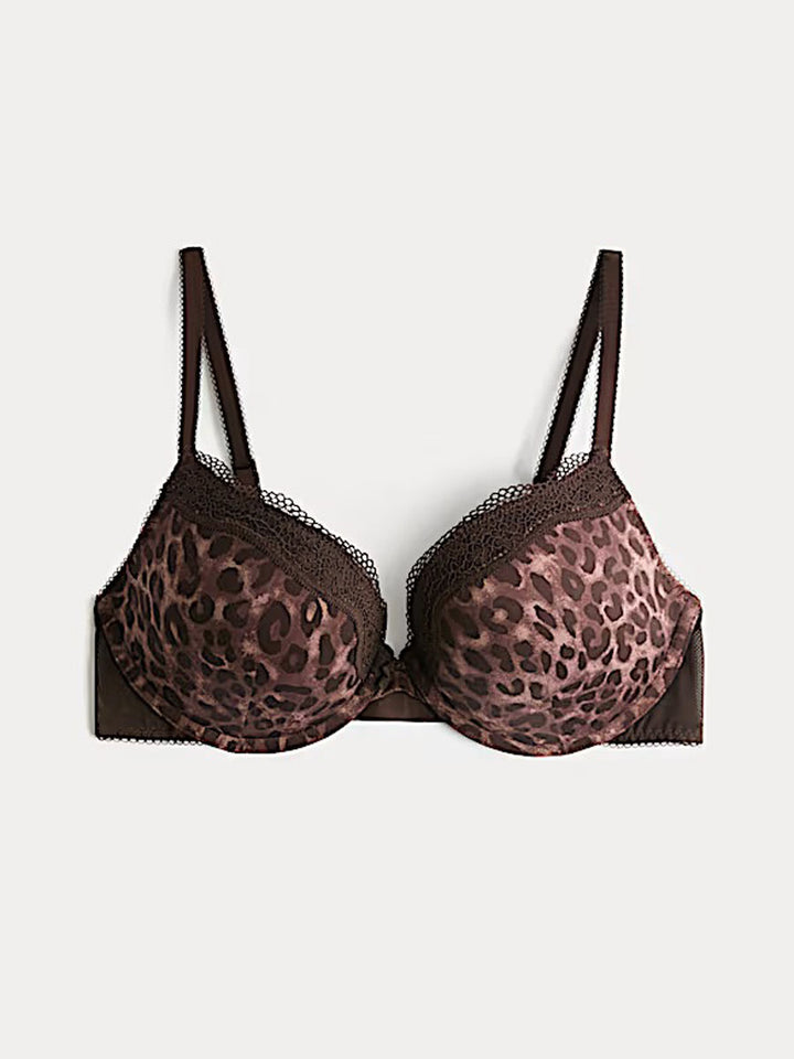 M&S U/W Pushup Plunge Bra T33/6781P
