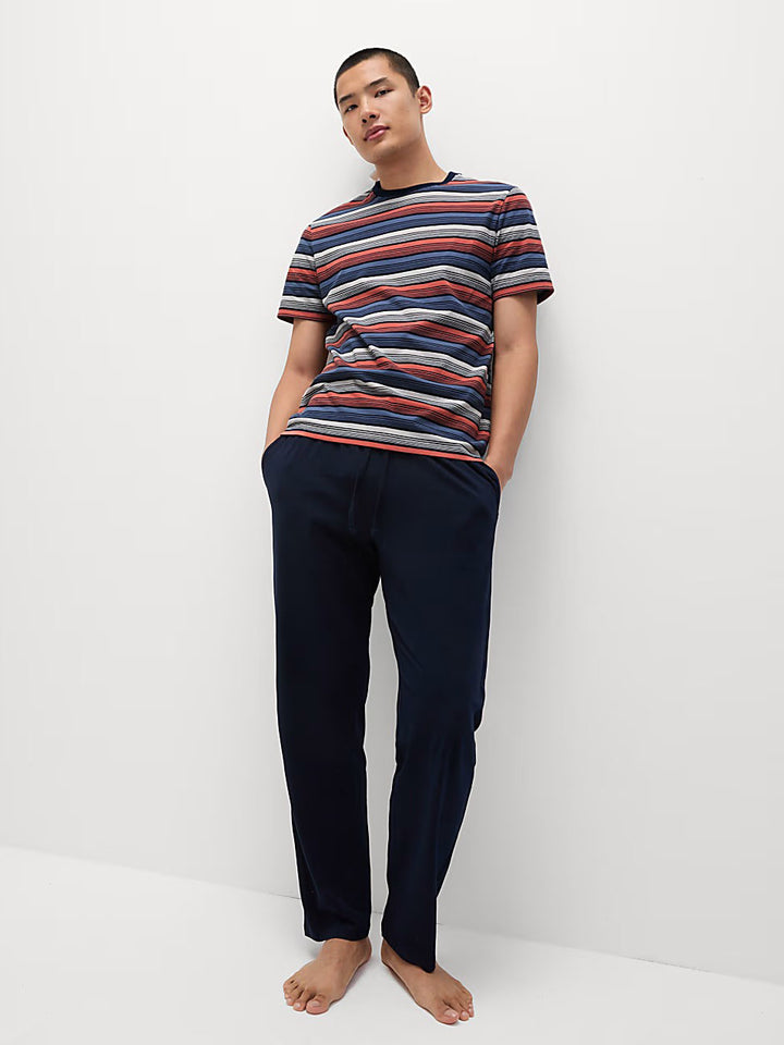 M&S Men S/S Pure Cotton T-Shirt &Pajama Set T07/0561