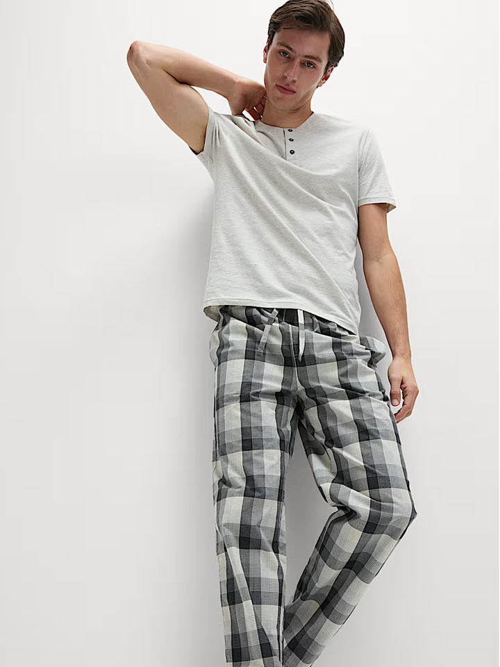 M&S Men S/S Pure Cotton T-Shirt &Pajama Set T07/0566