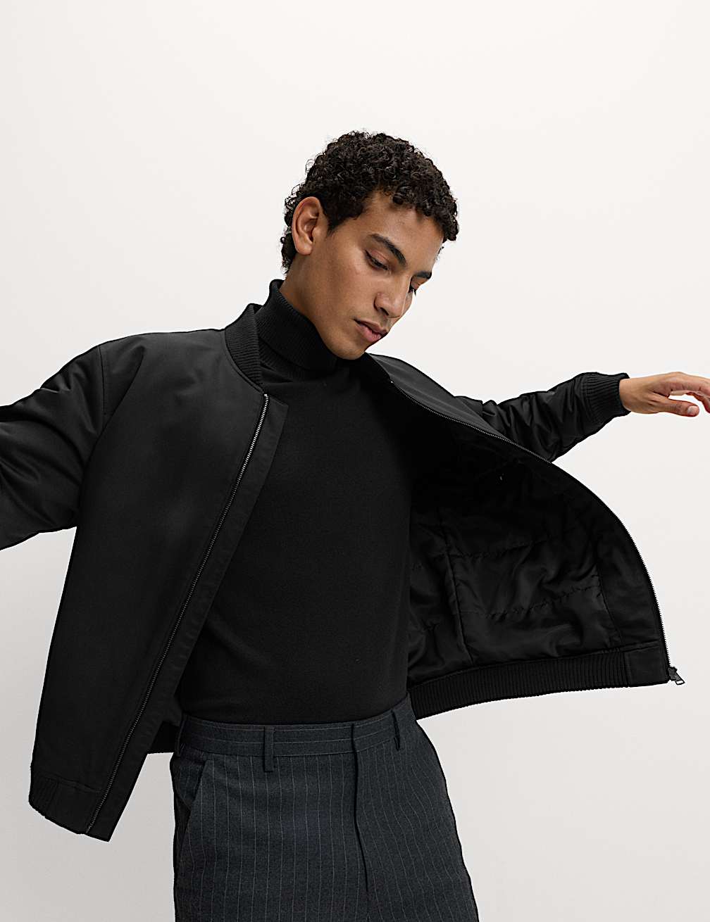 M&S Men L/S Parachute Jacket T16/5054M