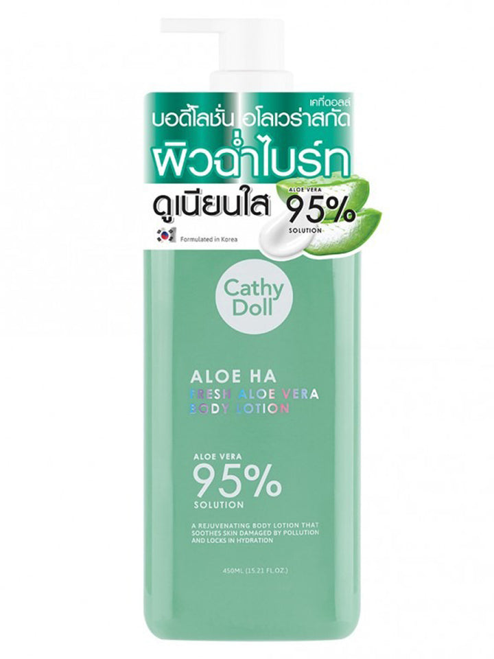 Cathy Doll Aloe Ha Fresh Aloe Vera Body Lotion 450Ml (Thai)