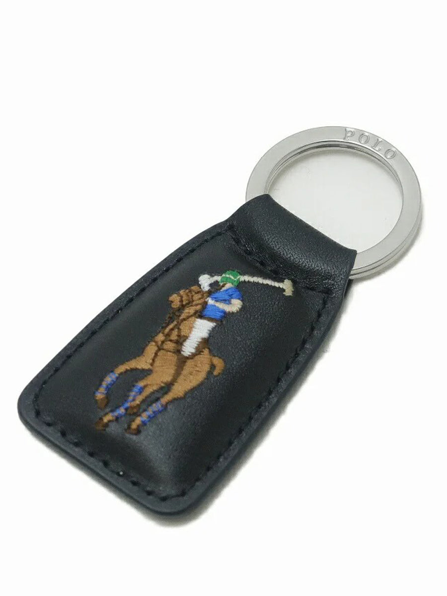 RL Men Pony key Chain Black-405794418001