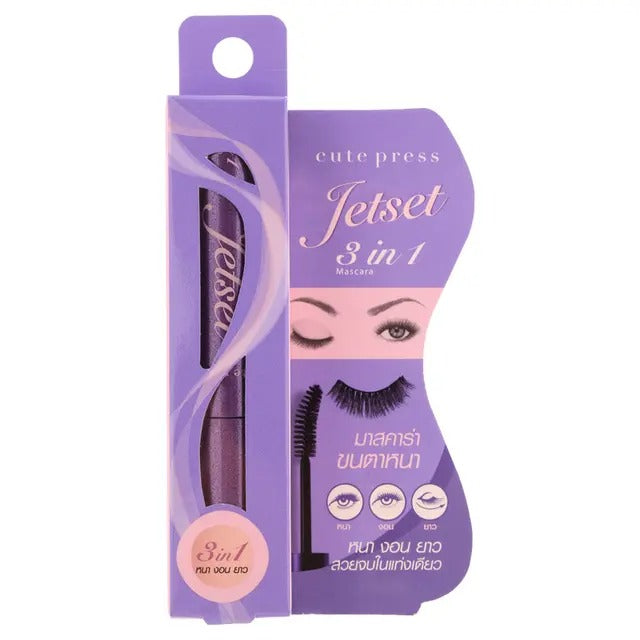 Cute Press Jet Set Lash 3 In 1 Mascara 5G X3 (Thai)