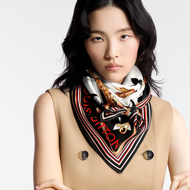 LV Ladies Printed Scarf
