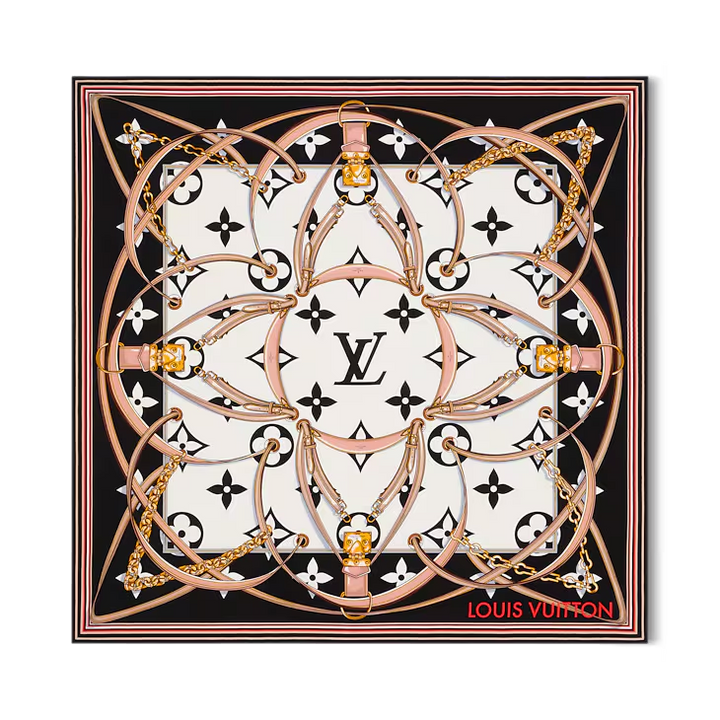 LV Ladies Printed Scarf