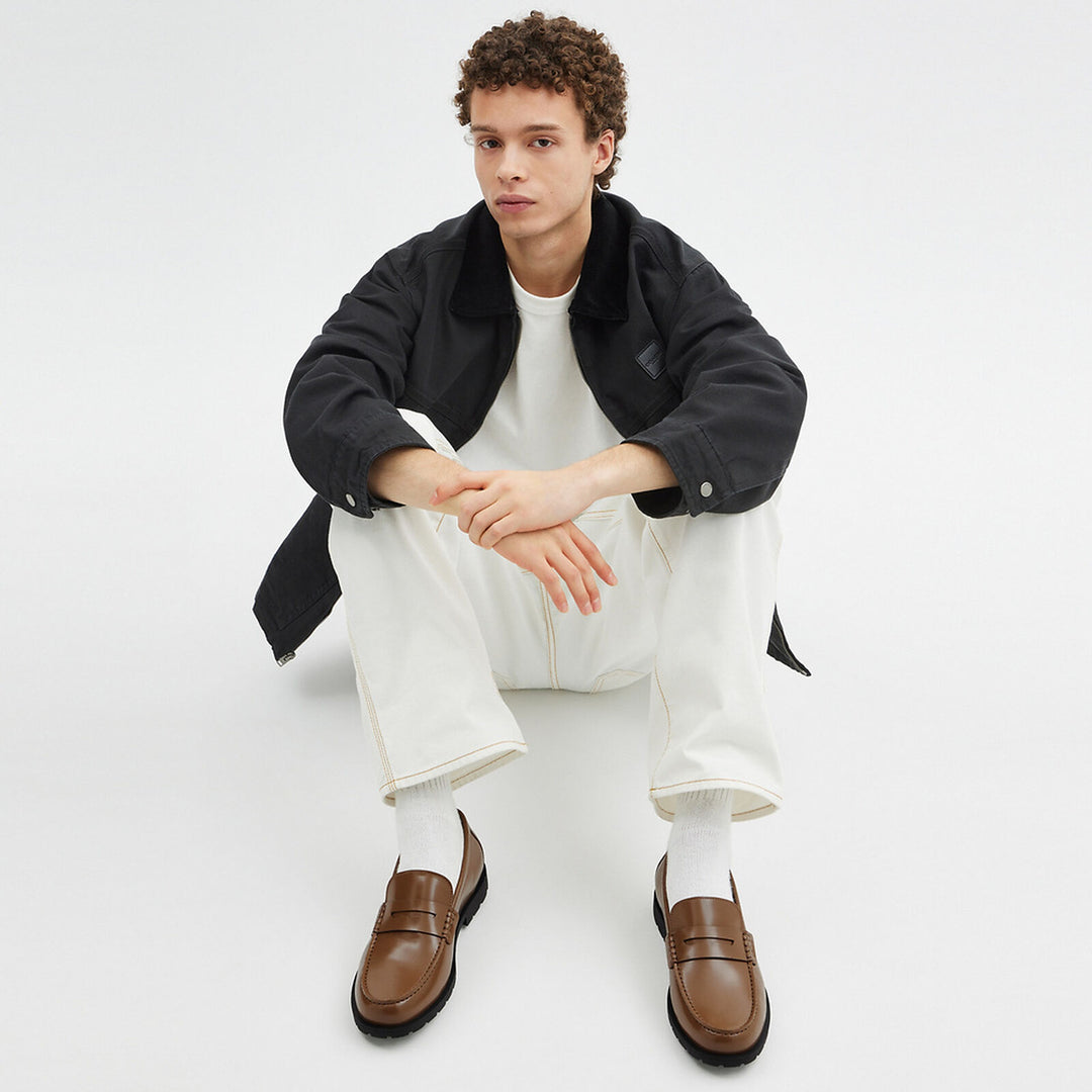 Coach Men Leather Loafer AT-SB-11009124CA03