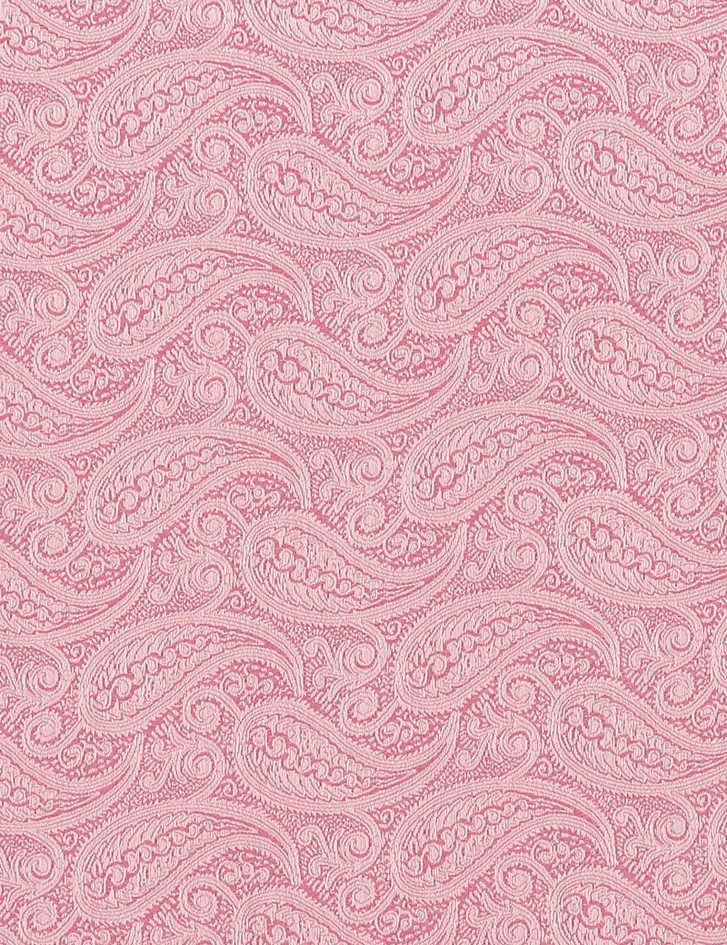 H & C Men Silk Paisley Design Pocket Hankies HADSA101 (Pink)