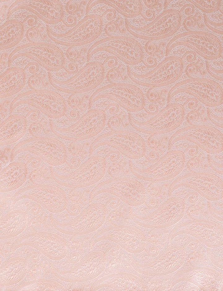 H & C Men Silk Paisley Design Pocket Hankies HADSA101 (Coral)