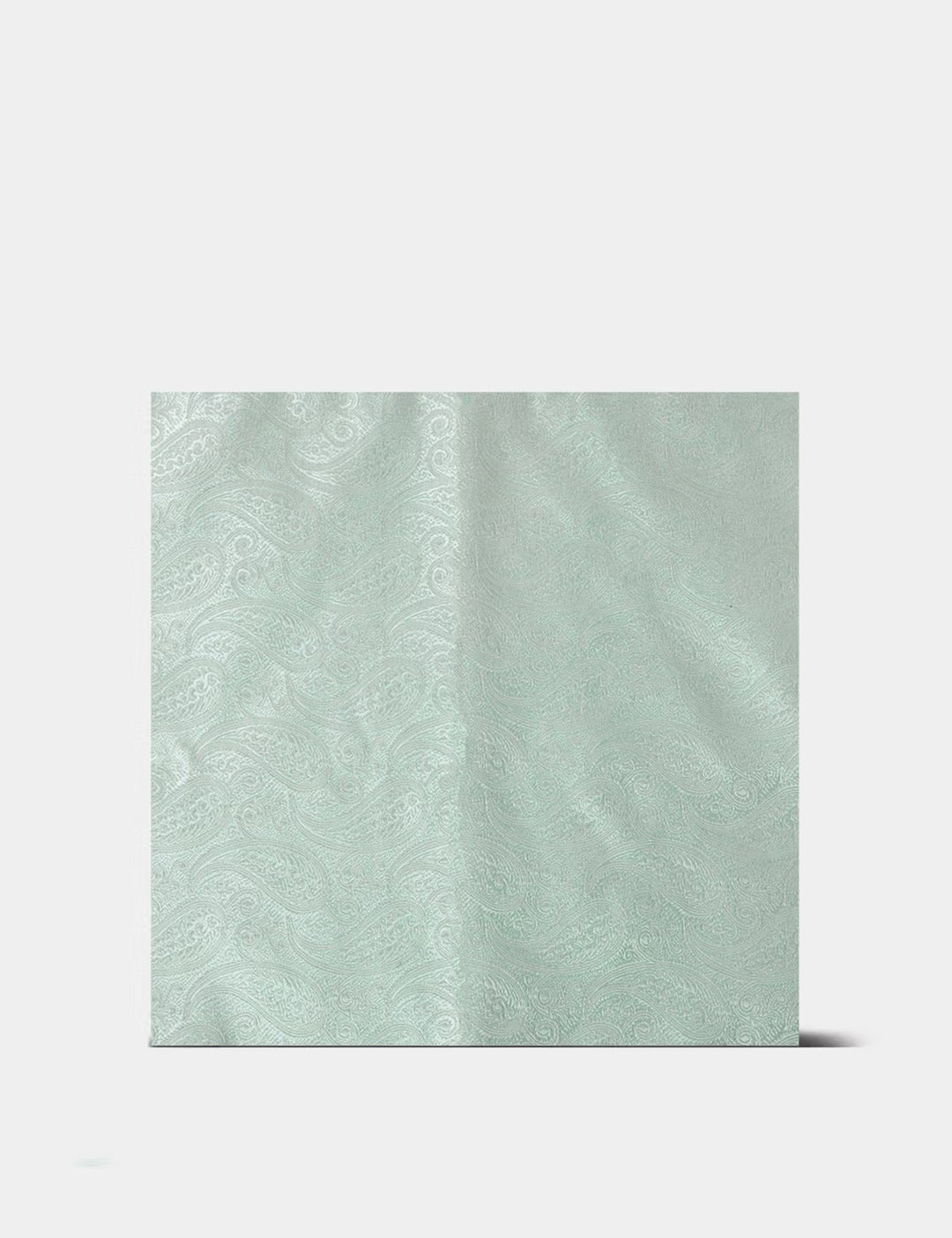 H & C Men Silk Paisley Design Pocket Hankies HADSA101 (Light Green)