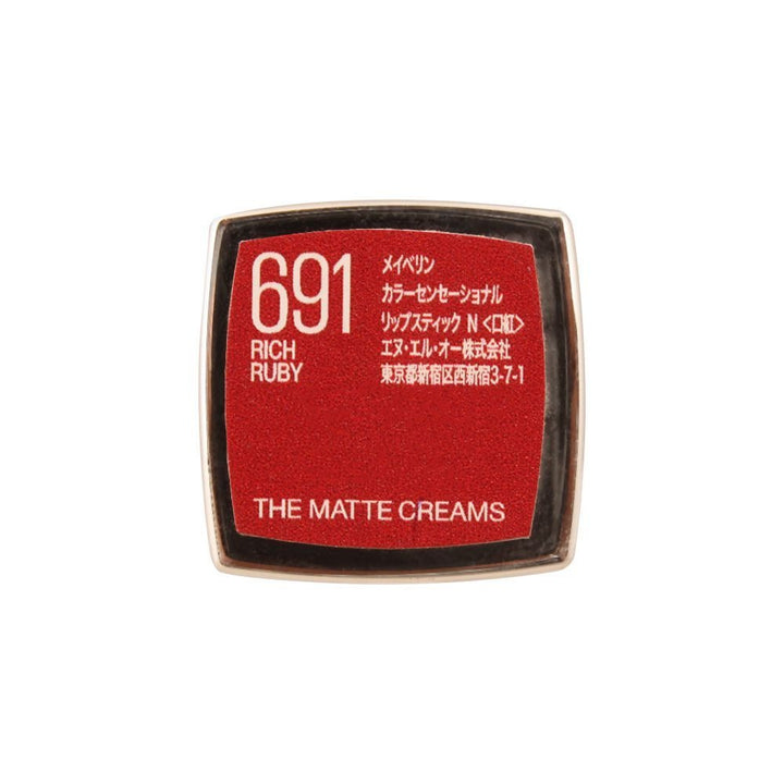 Maybelline Color Sensational Creamy Matte Lipstick Rich Ruby 691
