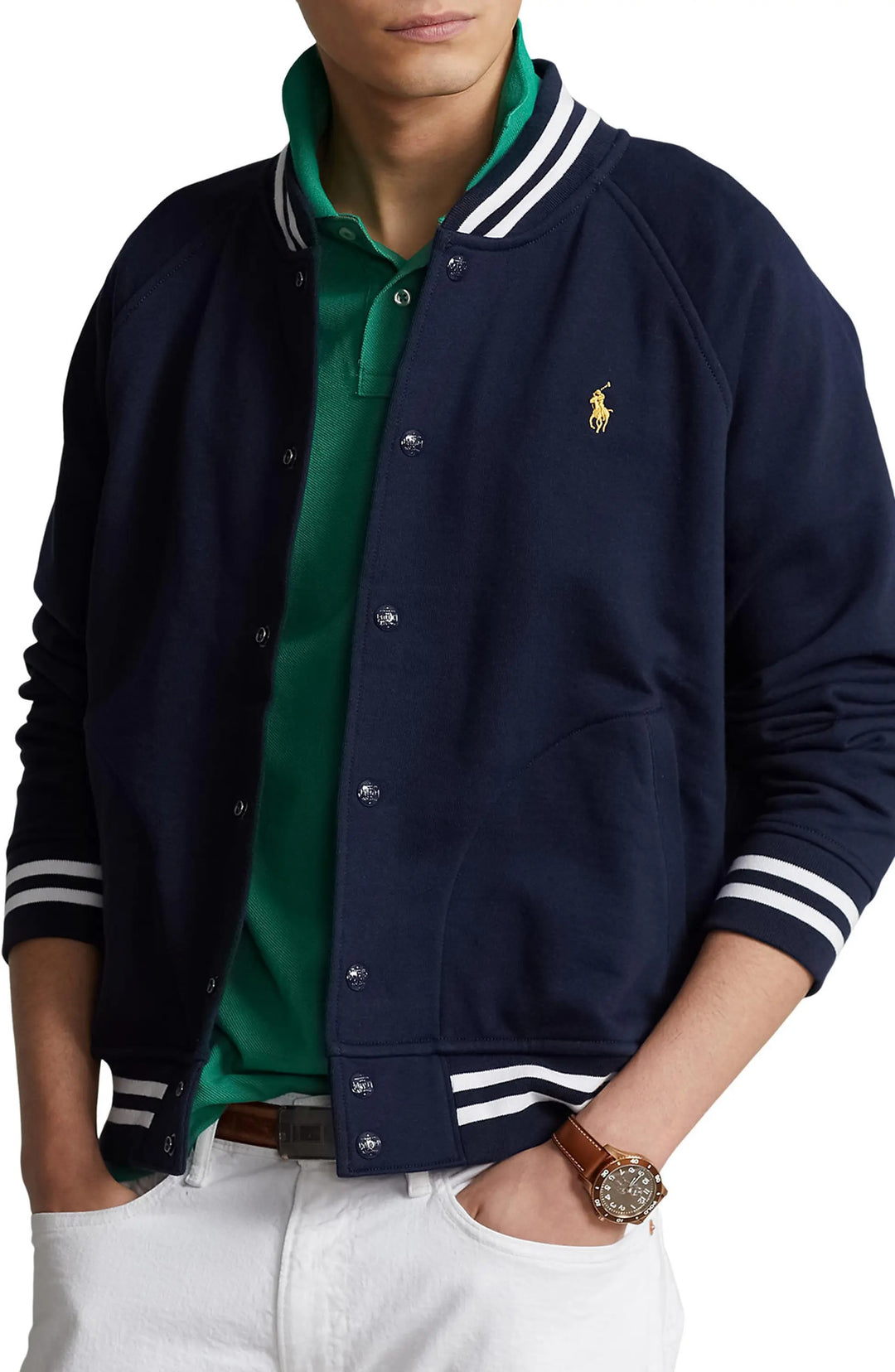 RL Men L/S Small Pony Fleece Knitted Jacket AT-SB-7109383420