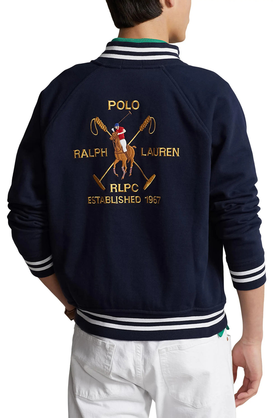RL Men L/S Small Pony Fleece Knitted Jacket AT-SB-7109383420