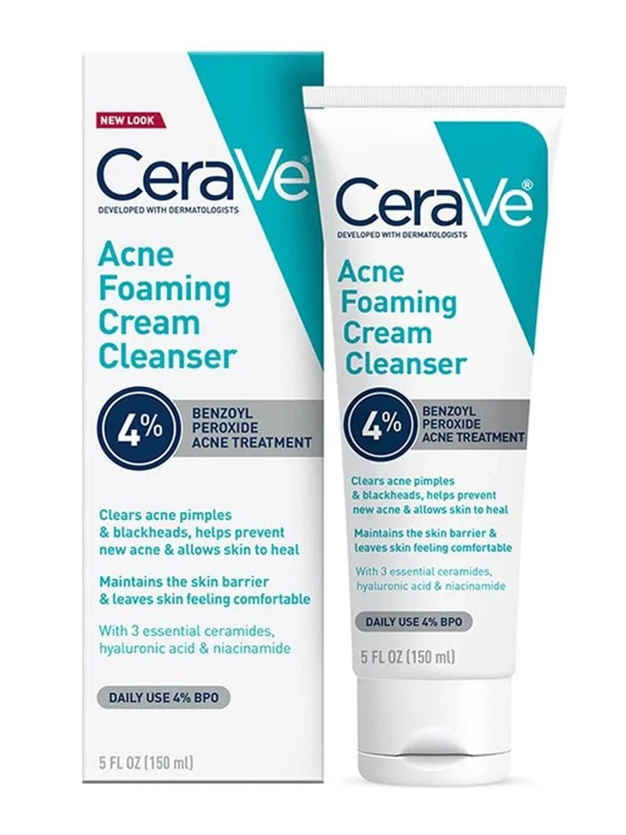 CeraVe Acne Foaming Cream Cleanser 4% 150ml