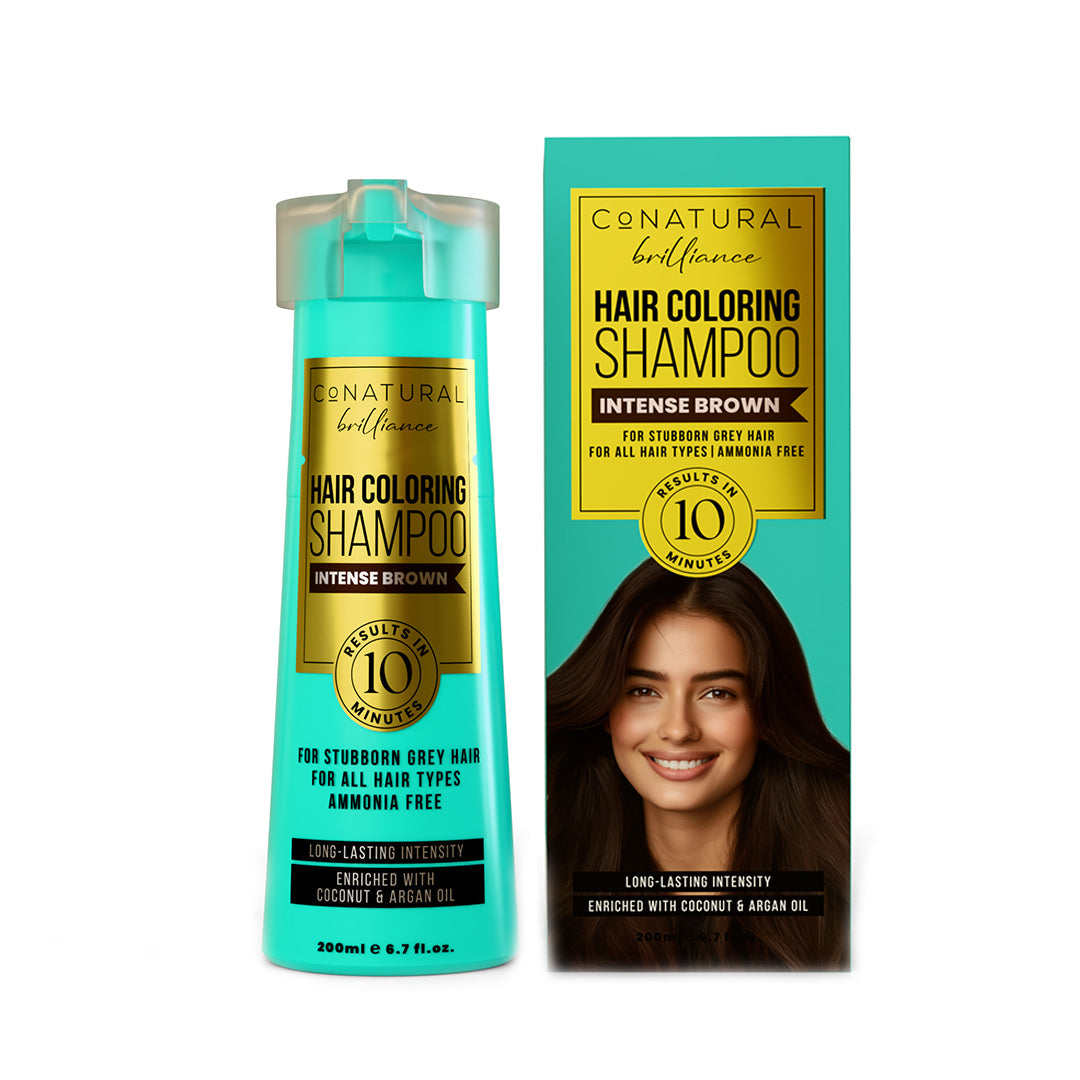 Conatural Hair Coloring Shampoo Intense Brown 200ml