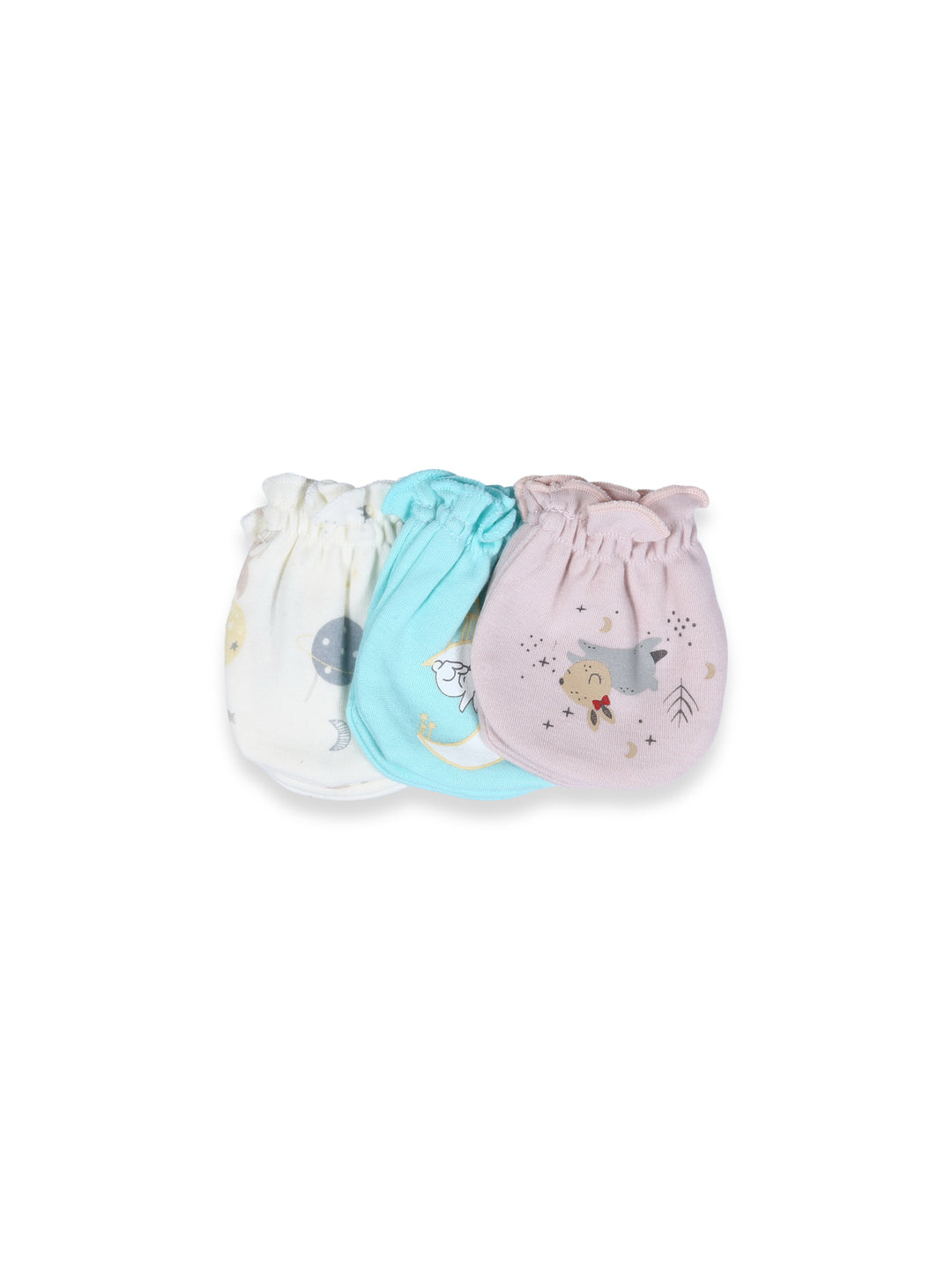 Wonder Child Baby Mitten 3Pk #262-021 (S-25)