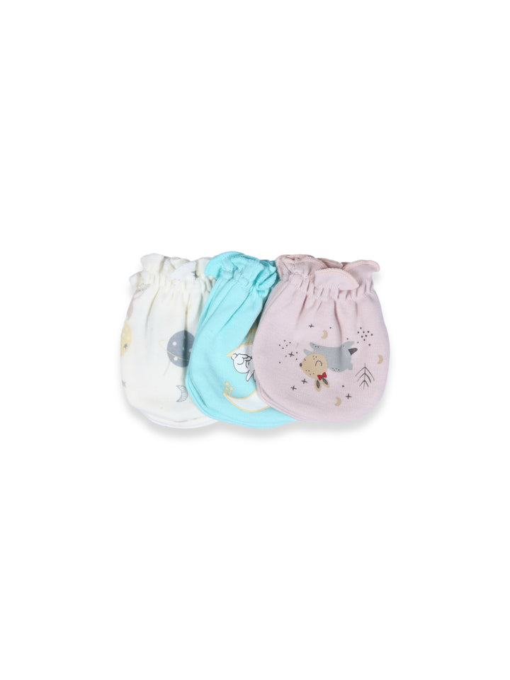 Wonder Child Baby Mitten 3Pk #262-021 (S-25)