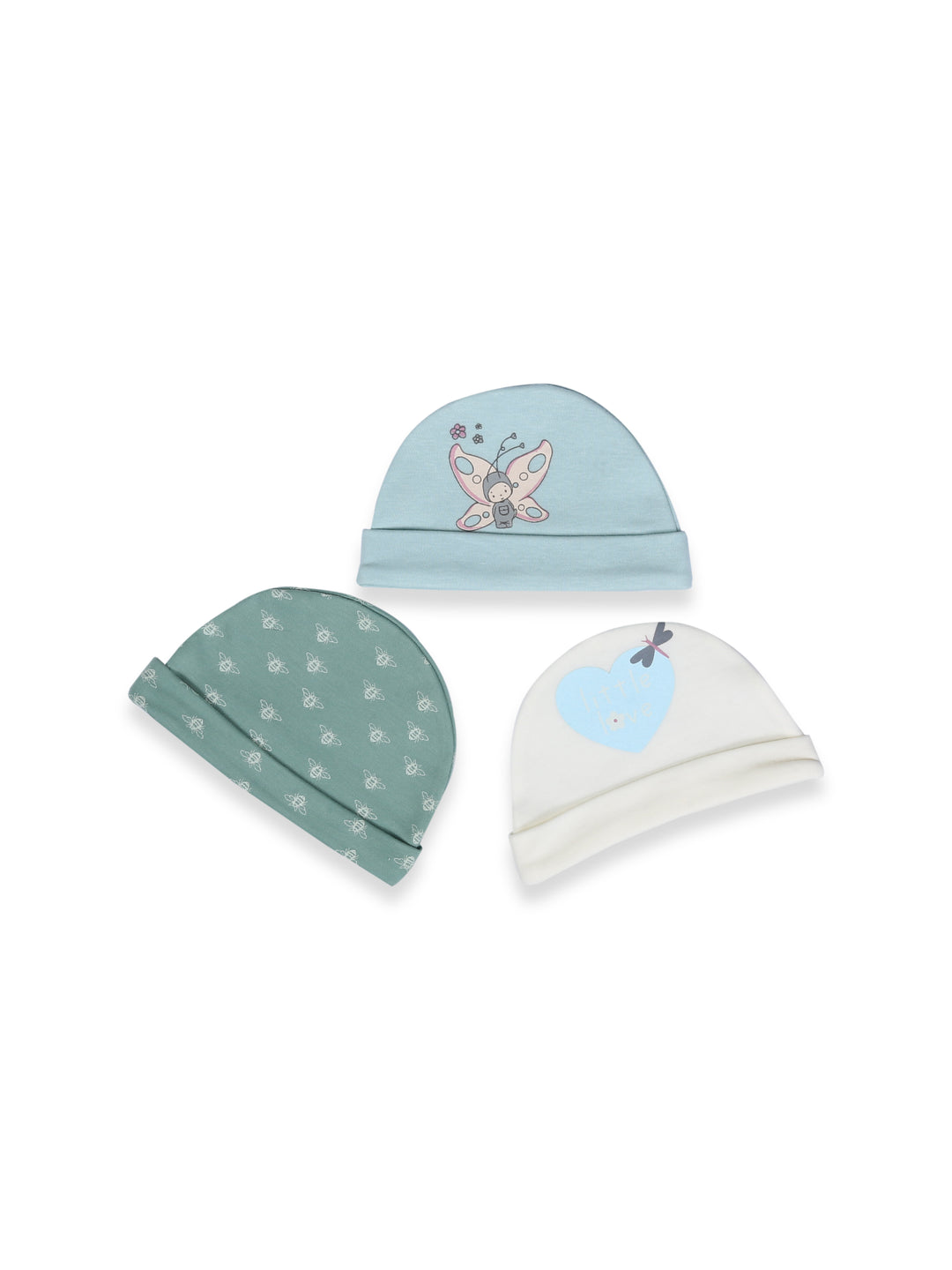 Wonder Child Baby Cap 3Pk #262-016 (S-25)