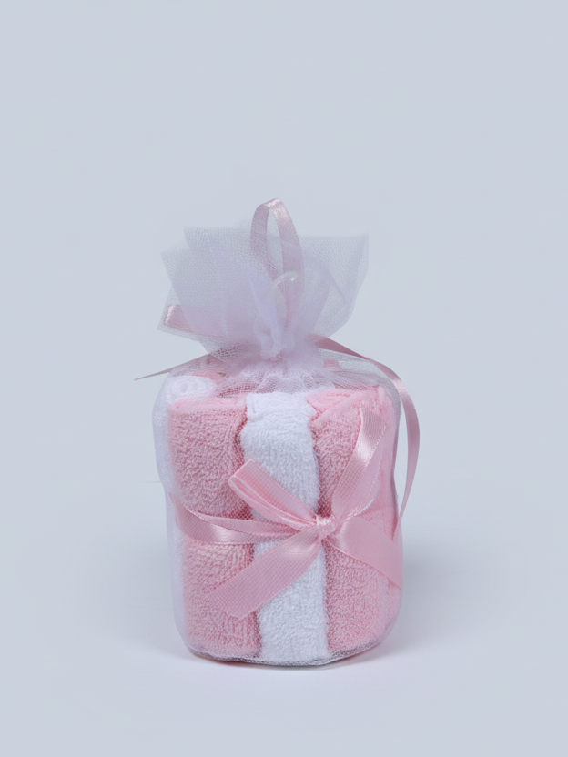 Bebe Favour Baby Wash Cloth 12Pk #61191 (S-25)
