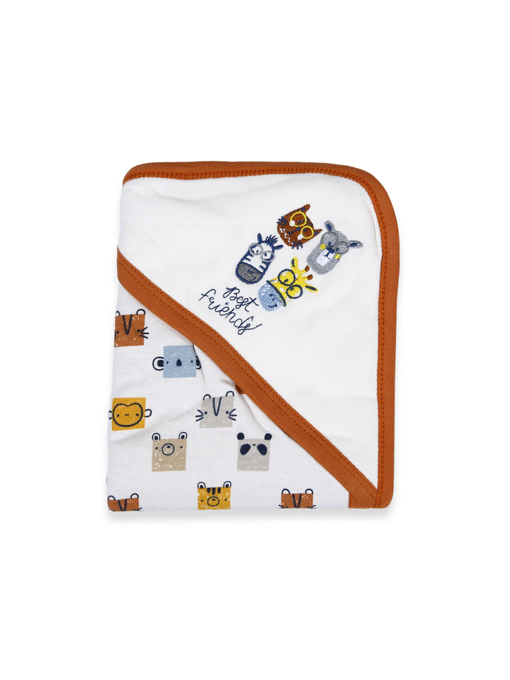 Little Duck Baby Wrapping Sheet With Hood #BK023 (S-25)