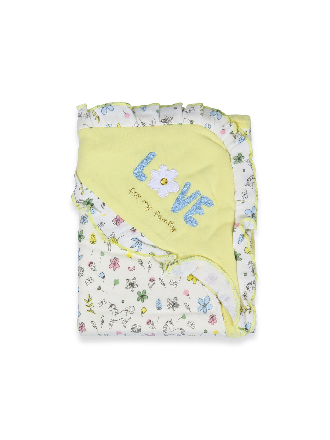 Little Duck Baby Wrapping Sheet With Hood #BK121 (S-25)