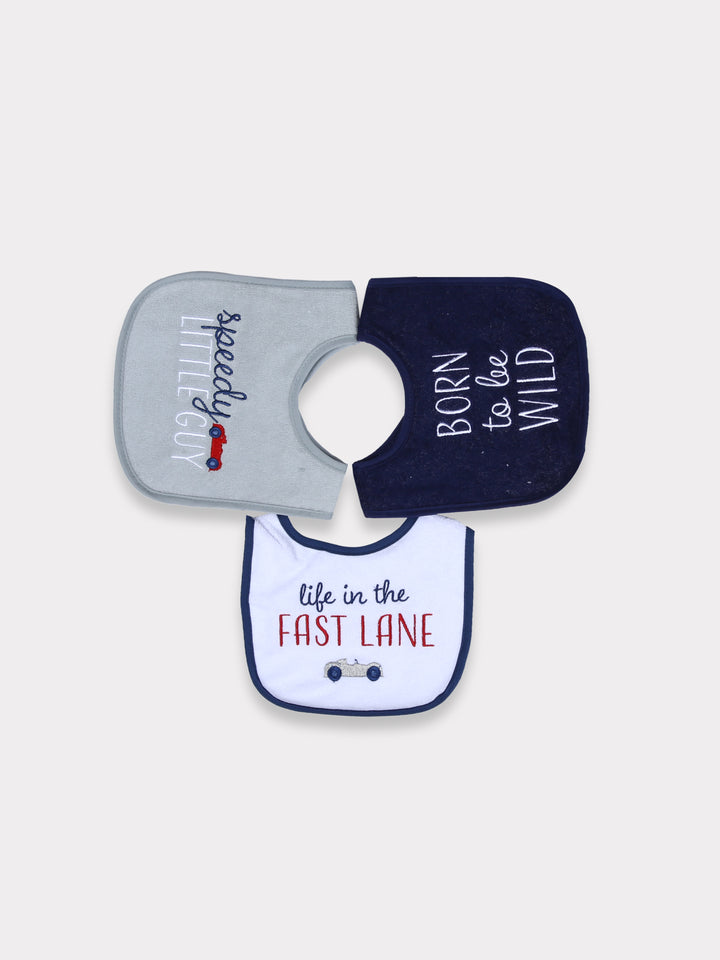 Hudson Baby Bib 3Pk #2804 (S-25)
