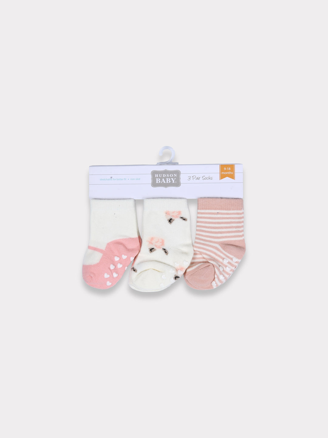 Hudson Girls Socks 3Pk #28828 (S-25)